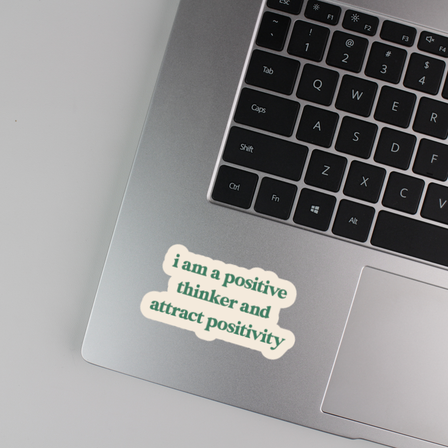 i am a positive thinker and attract positivity sticker
