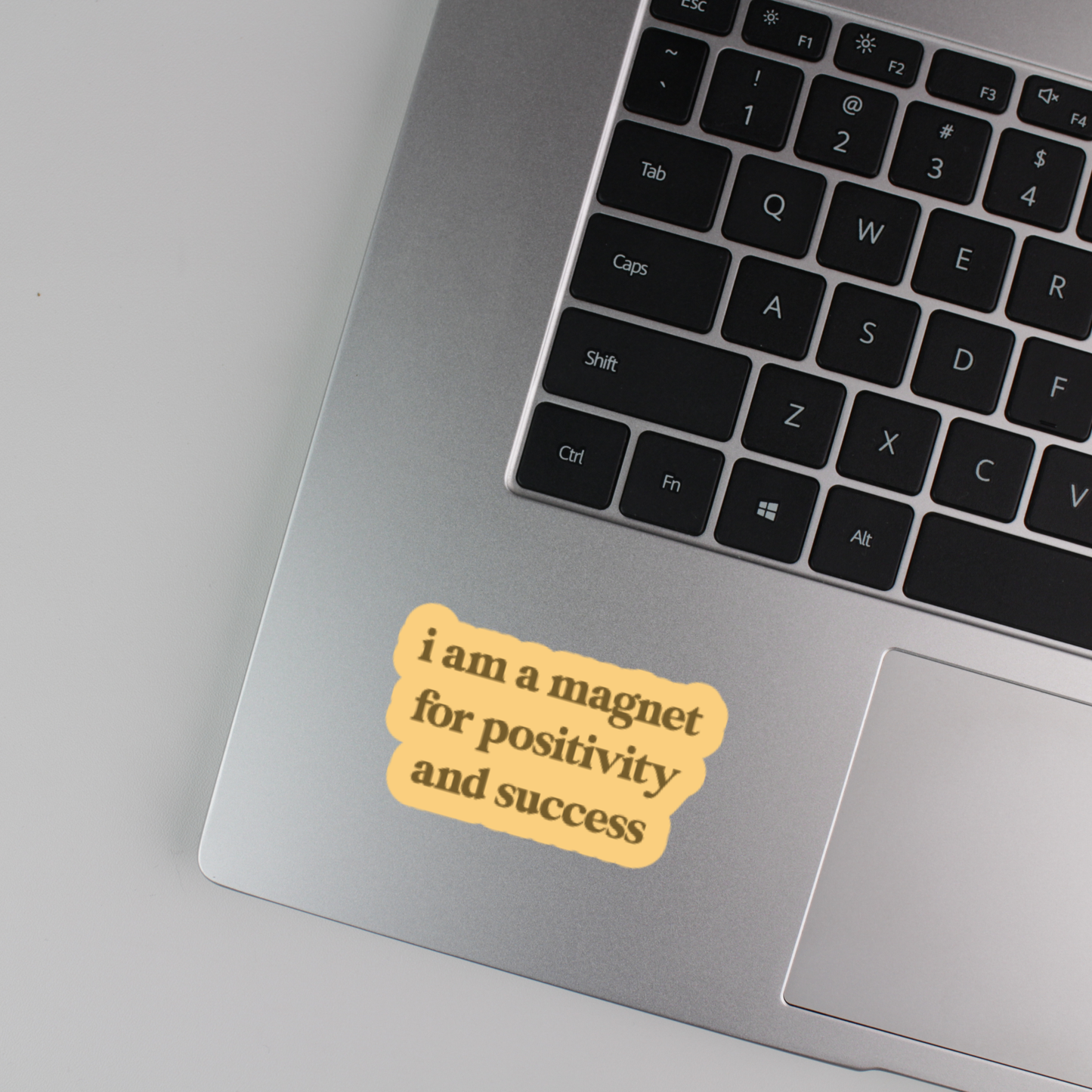 i am a magnet for positivity and success sticker