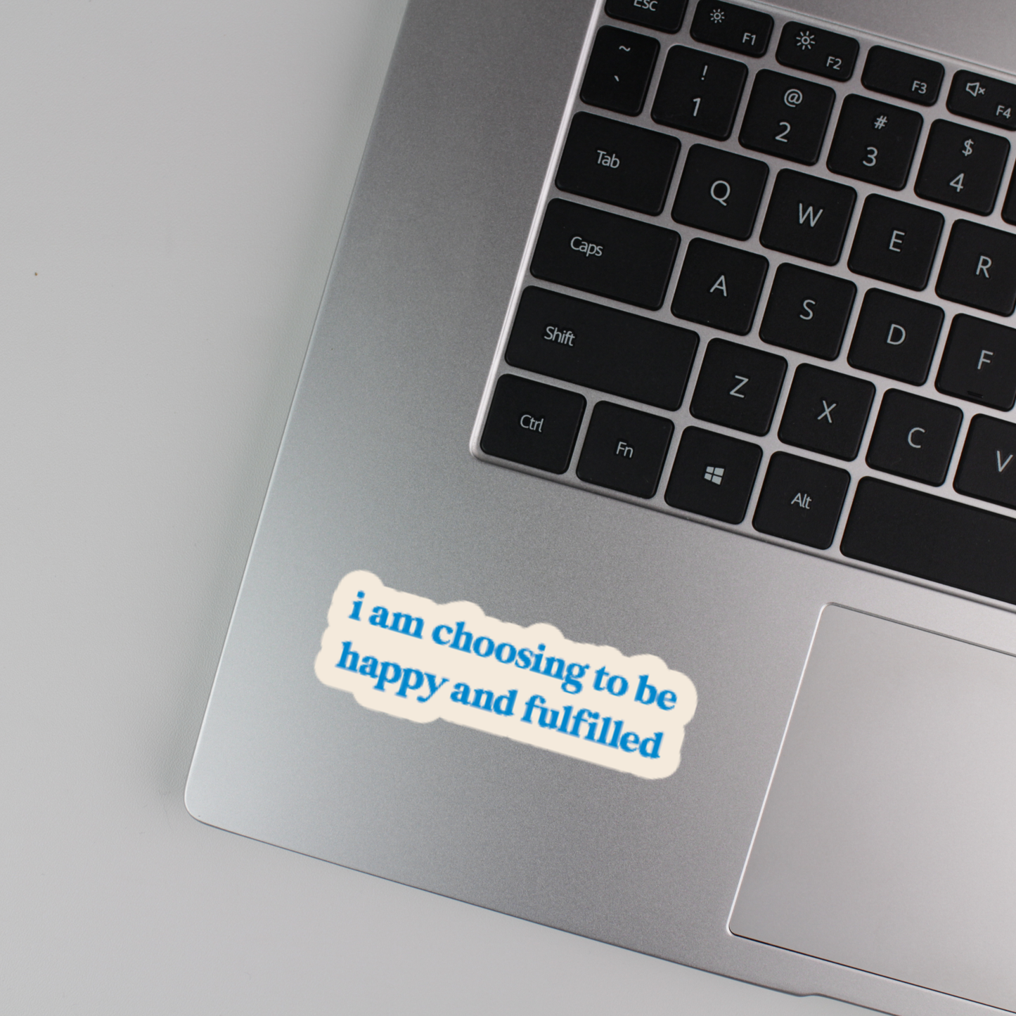 i am choosing to be happy and fulfilled sticker