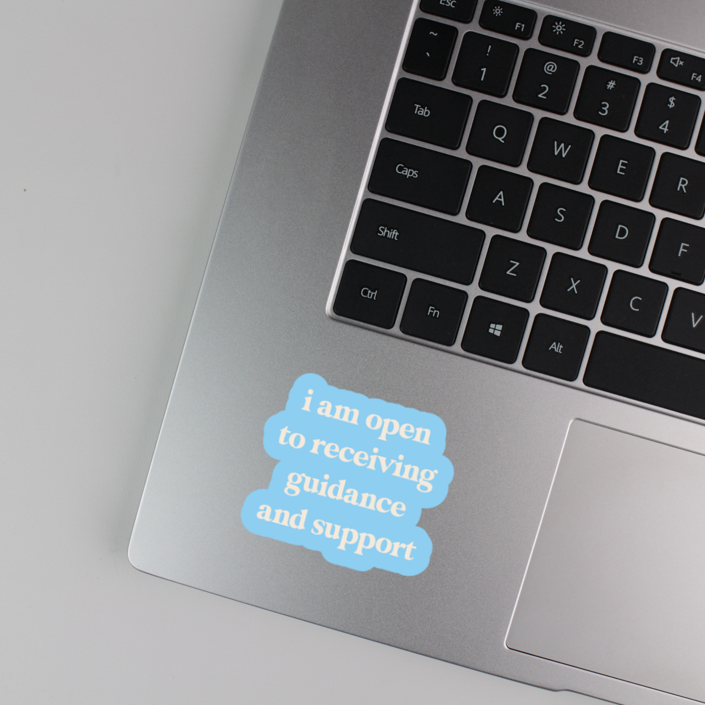 i am open to receiving guidance and support sticker