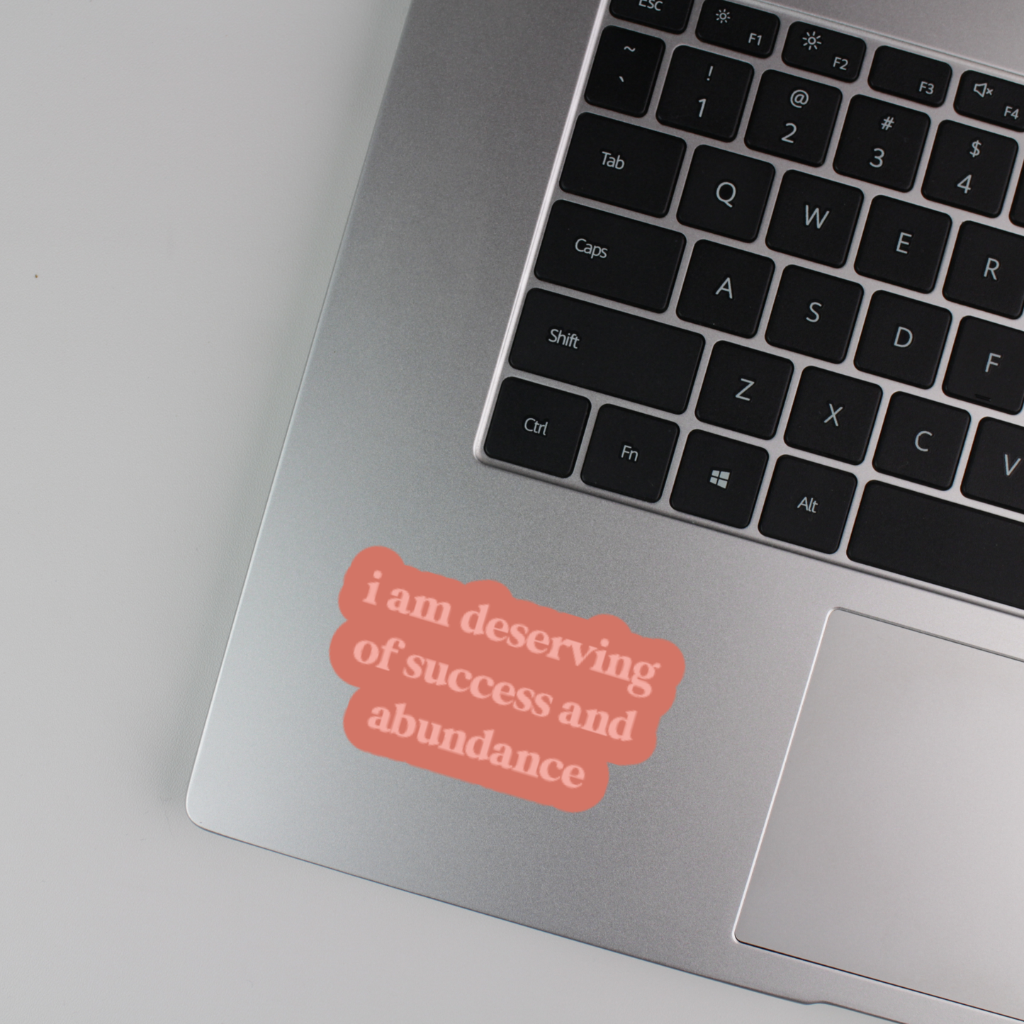 i am deserving of success and abundance sticker