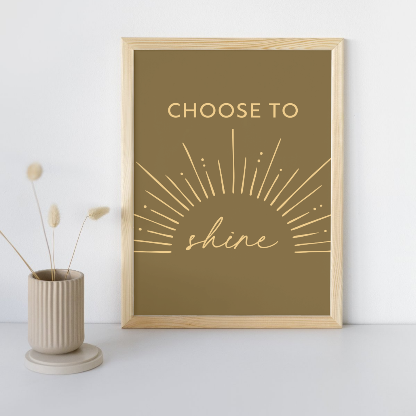 11x14 Poster Choose to Shine