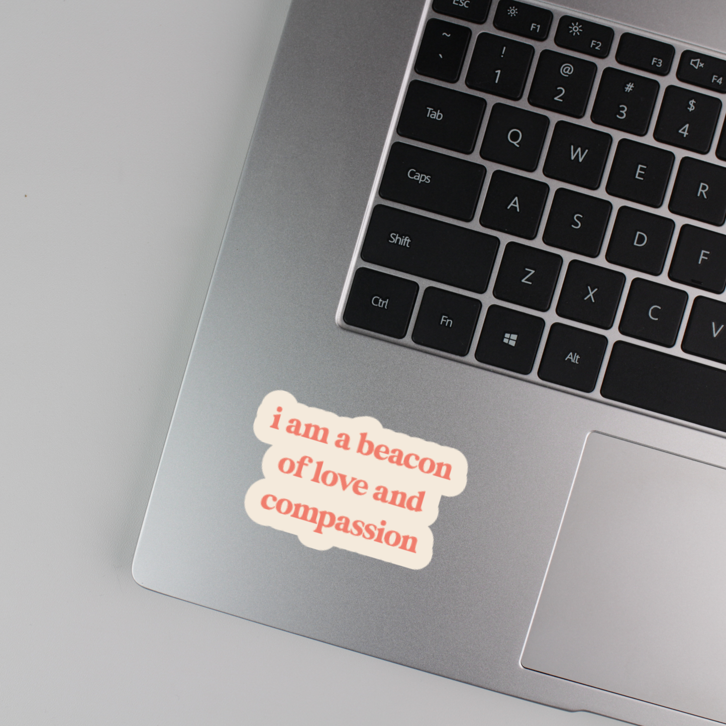 i am a beacon of love and compassion sticker
