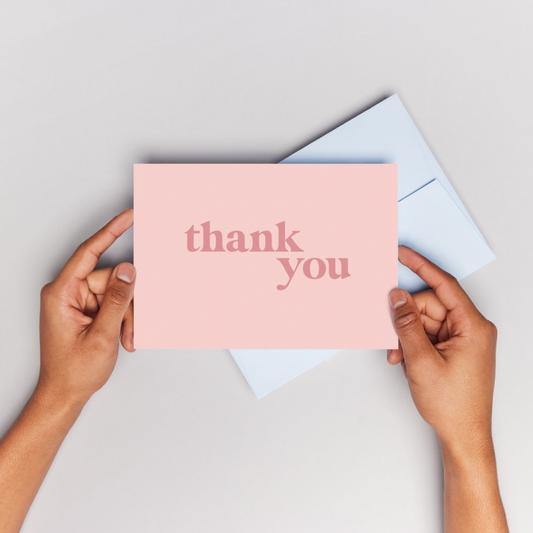 5x7 Thank You Card