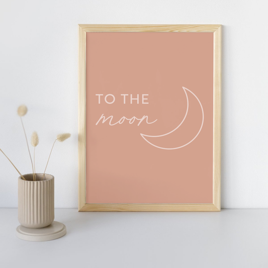 8x10 Poster To The Moon