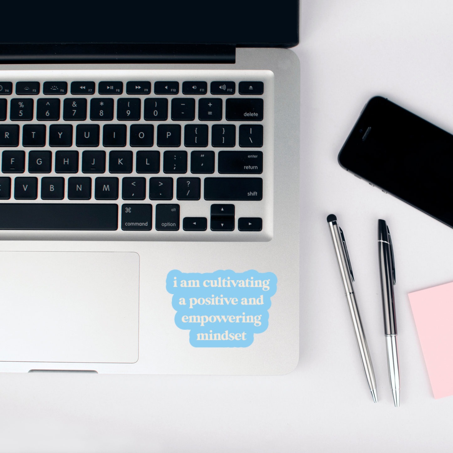 i am cultivating a positive and empowering mindset sticker