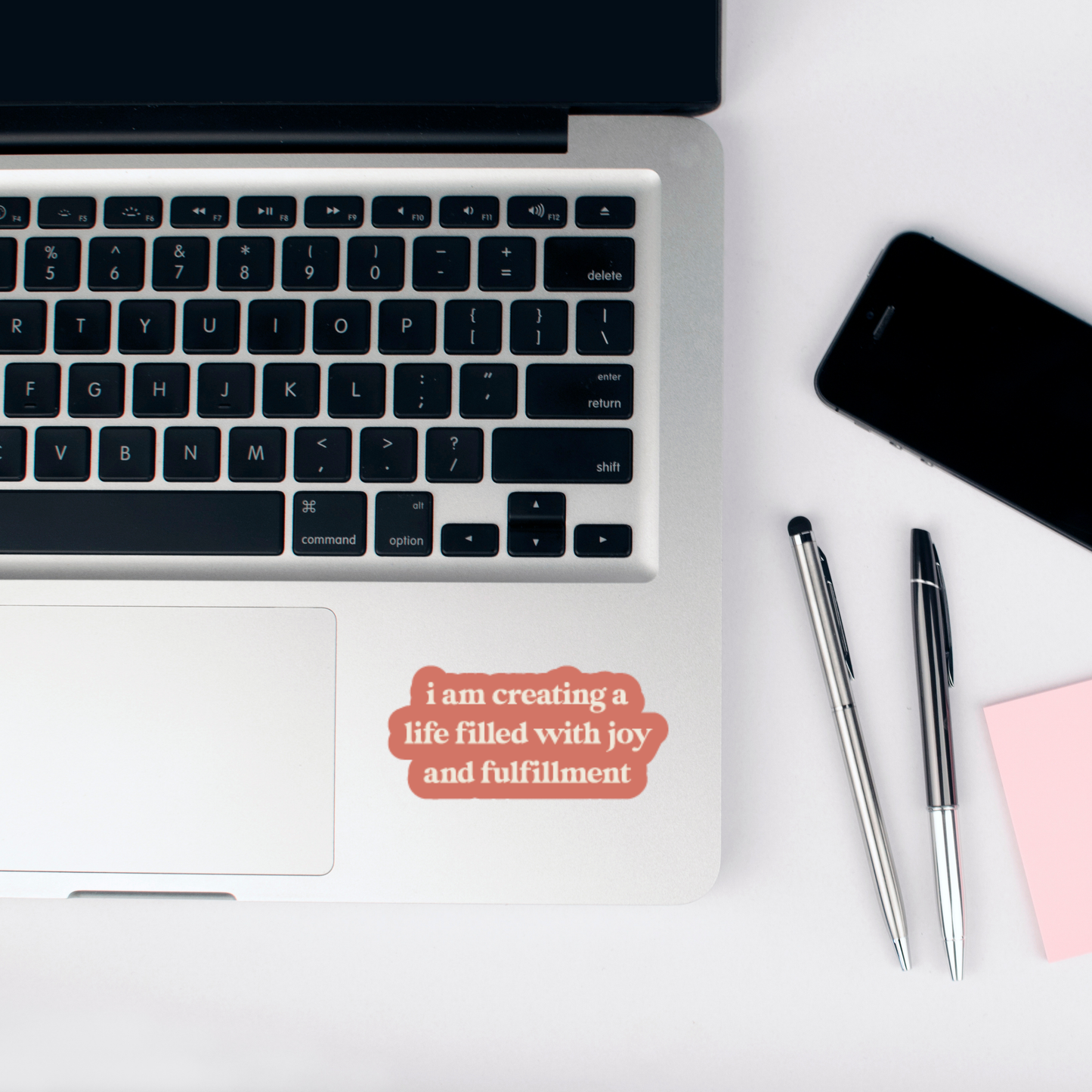 i am creating a life filled with joy and fulfillment sticker