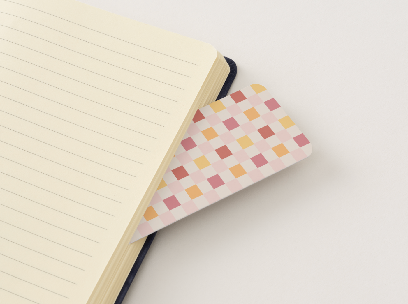 Bookmark Warm Checkerboard