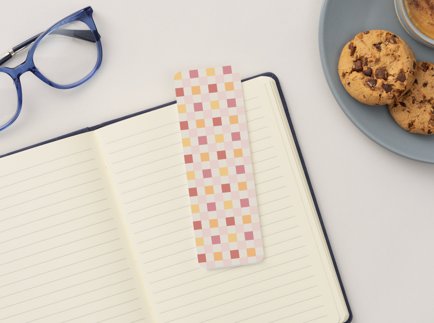 Bookmark Warm Checkerboard