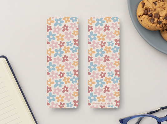 Bookmark Pastel Flowers