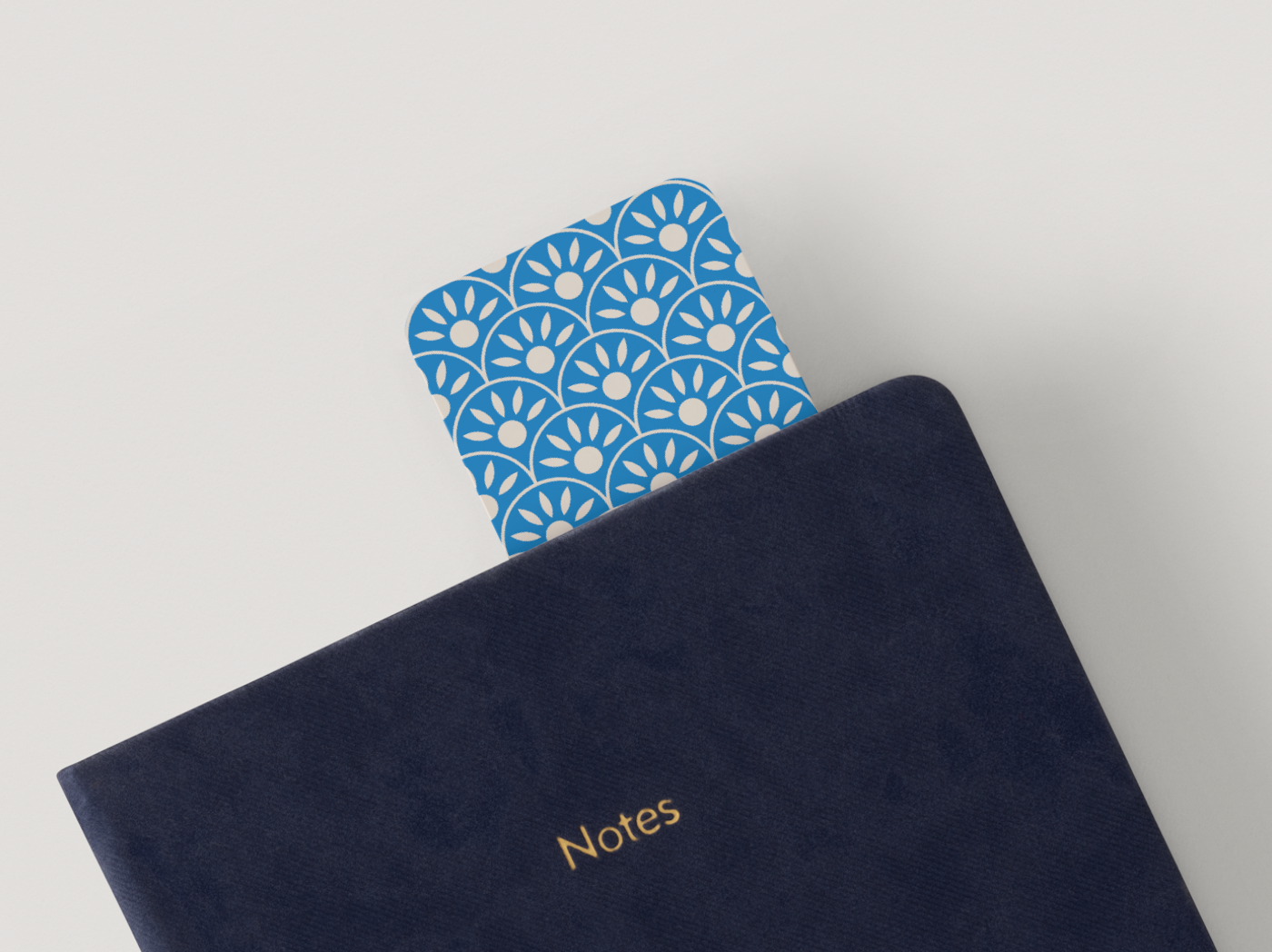 Bookmark Blue Floral