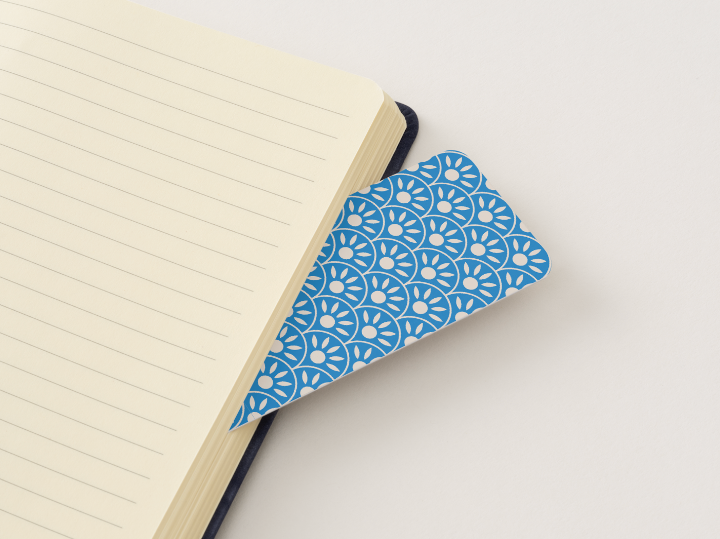 Bookmark Blue Floral